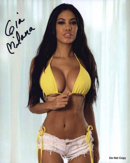 Gia Milana Shay Evans Autographed Adult Model Rp X Signed Photo Rp Picclick